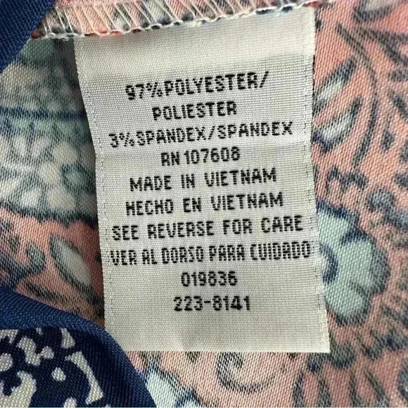 R&K Women Sheath Floral Multicolor Sleeveless
Knee Length Dress NoStretch Size 8 - Picture 4 of 8